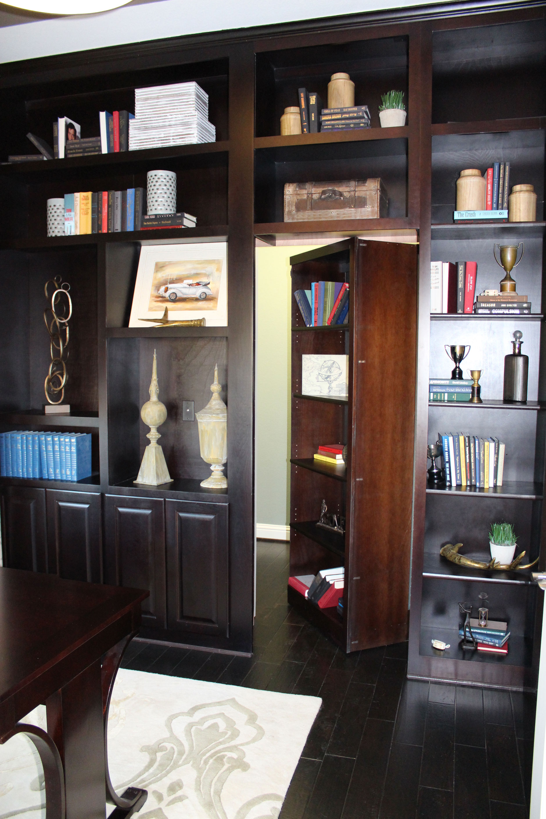Office cabinets with secret door by Burrows Cabinets