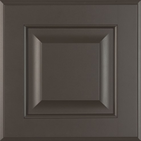 Burrows Cabinets' 5-piece raised panel door in Umber