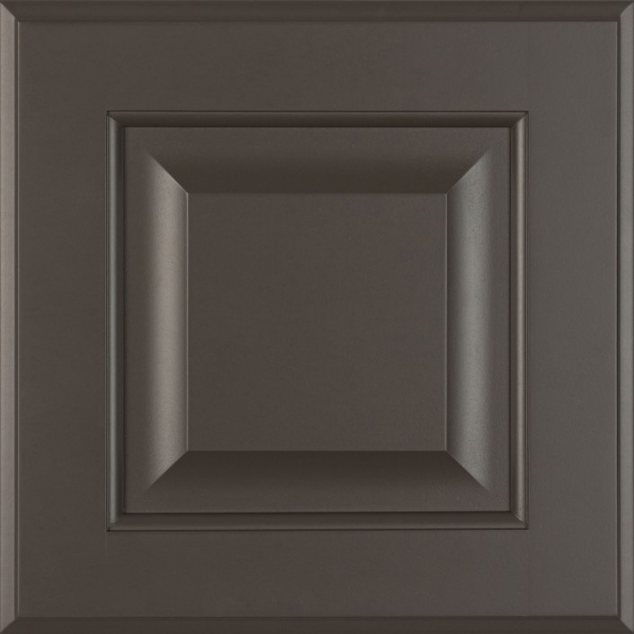 Burrows Cabinets' 5-piece raised panel door in Umber