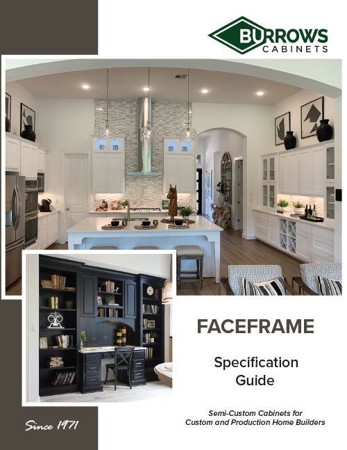 Burrows Cabinets Faceframe Spec Book Cover