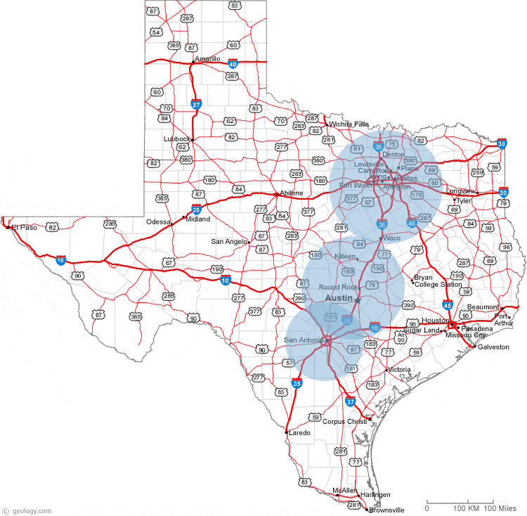 Burrows Cabintets Location-Area Map