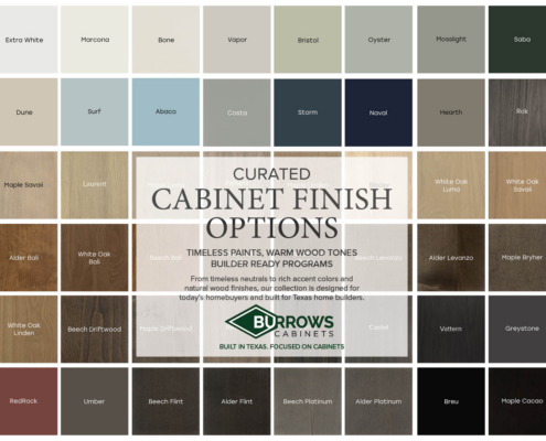 Cabinet colors Texas home buyers want in their new home cabinets