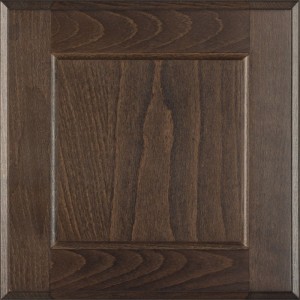 Burrows Cabinets Cameron flat panel door in Beech Driftwood