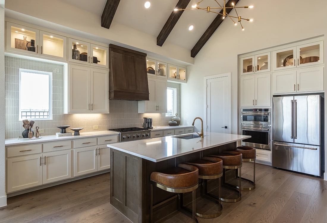 Why Builders Pair Wood and Paint Cabinets in Today's Kitchens - Burrows ...