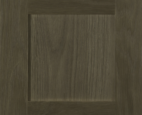 Burrows Cabinets' Shaker in White Oak Lark