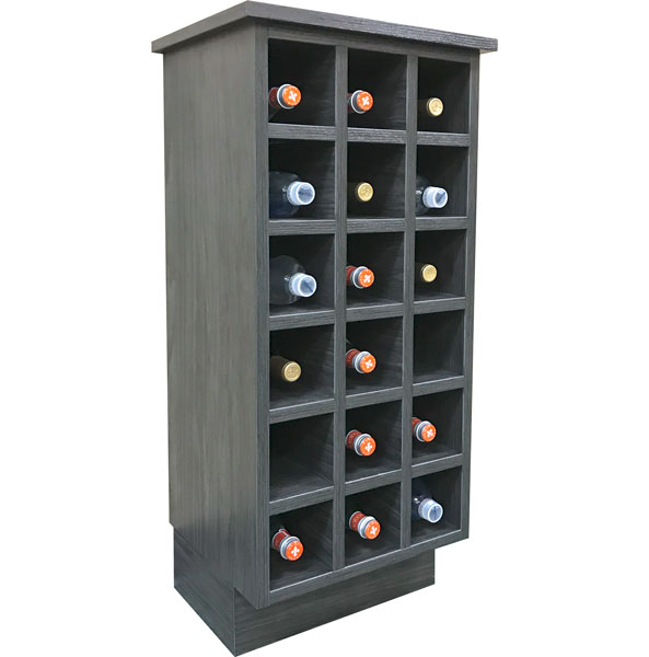 Burrows Cabinets EVRGRN cube wine rack